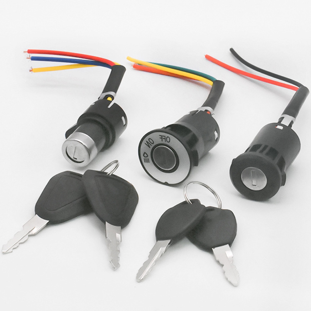 Commuter Bike Lock - อะไหล่ตัวล็อคไฟฟ้าสำหรับรถมอเตอร์ไซค์ไฟฟ้า, สวิตช์ควบคุมการจุดระเบิด1x