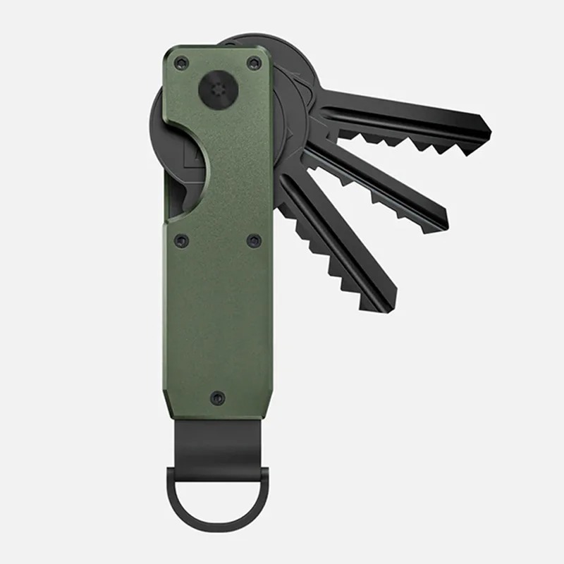 Chain Lock Combination - ที่เก็บกุญแจแบบพกพา วัสดุโลหะ ดีไซน์มินิมอล ใส่กุญแจได้ 1-5 ดอก