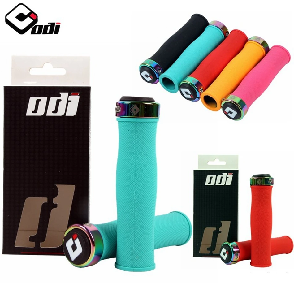 Bell Handlebar Ring - ด้ามจับซิลิโคนนุ่มสำหรับจักรยานเสือภูเขามือจับจักรยานขนาด22.2มม. กันลื่นพร้อมห่วงล็อคสำหรับจักรยานเสือภูเขา MTB BMX แบบพับได้