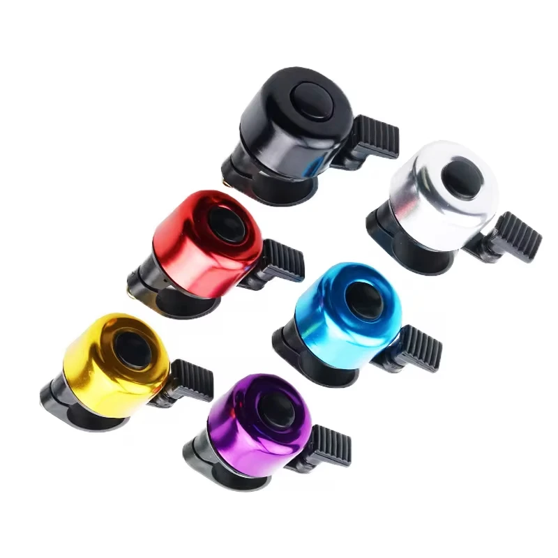 Bell Handlebar Ring - กระดิ่งจักรยานเสือภูเขา อลูมิเนียมอัลลอยด์ กระดิ่งเตือนความปลอดภัยสำหรับจักรยานเสือภูเขา กระดิ่งติดแฮนด์จักรยาน แหวนกระดิ่ง แตรจักรยาน