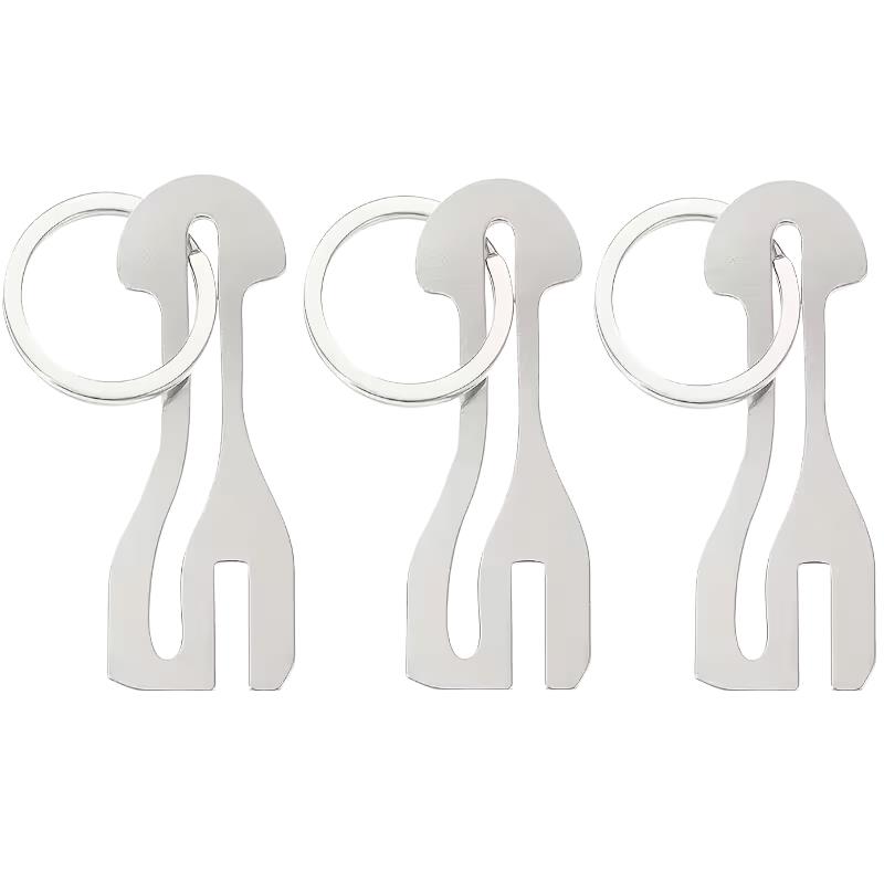 Chain Lock Combination - โทเค็นรถเข็นช็อปปิ้งแบบใช้ซ้ำได้ 2 ชิ้น – โซ่ล็อคสแตนเลส, พวงกุญแจแบบถอดได้สำหรับรถเข็น