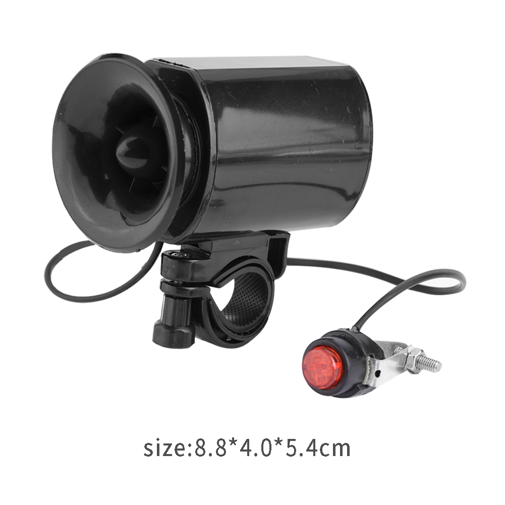 Bell Handlebar Ring - แหวนแฮนด์จักรยานคุณภาพสูง 6 เสียง Super Loud อิเล็กทรอนิกส์แหวนแตรปลุกแตรไฟฟ้า