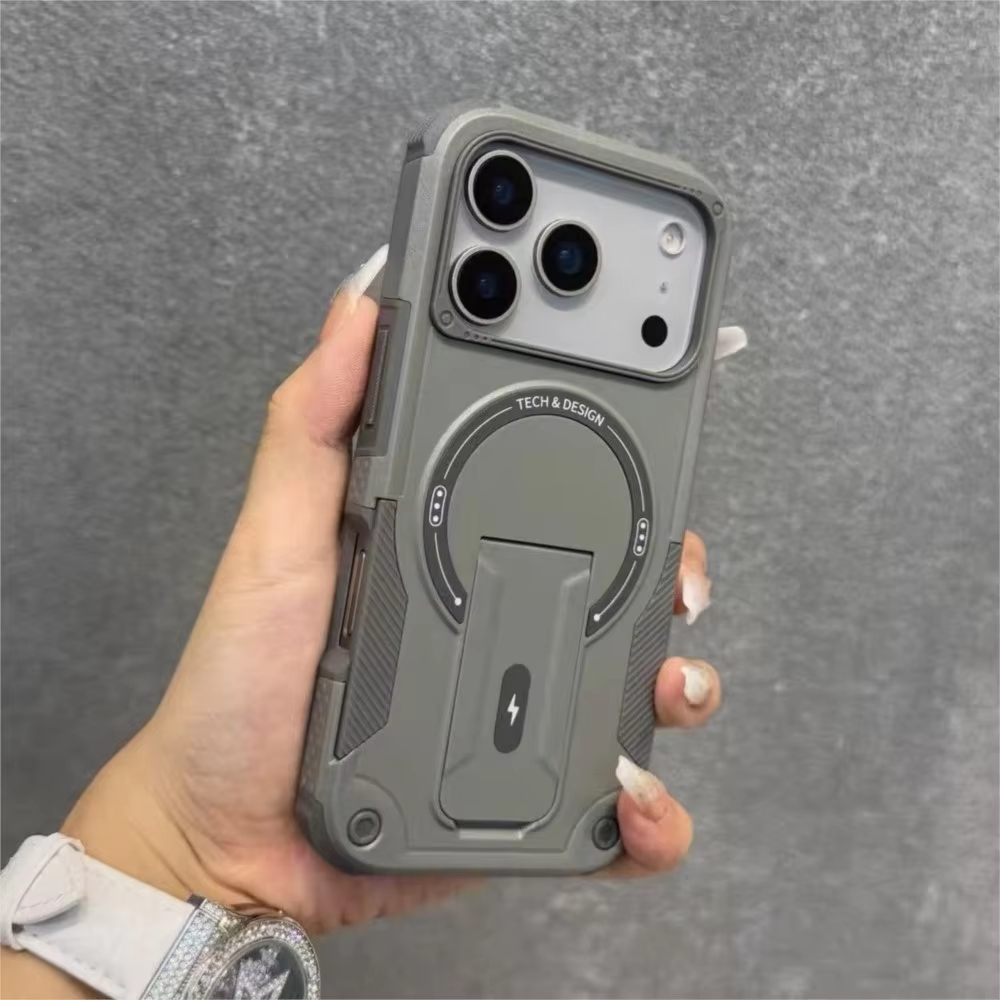 Kickstand Adjustable - เคสโทรศัพท์แบบมีขาตั้ง Magsafe สำหรับ iPhone 17 Pro