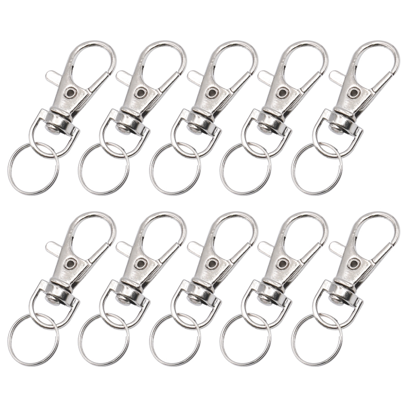 Chain Lock Combination - 10 ชิ้นกรงอุปกรณ์เสริมประตูหัวเข็มขัดล็อคนกกระต่ายพวงกุญแจ Hook Clasp ภาชนะกุ้งก้ามกราม Parrot
