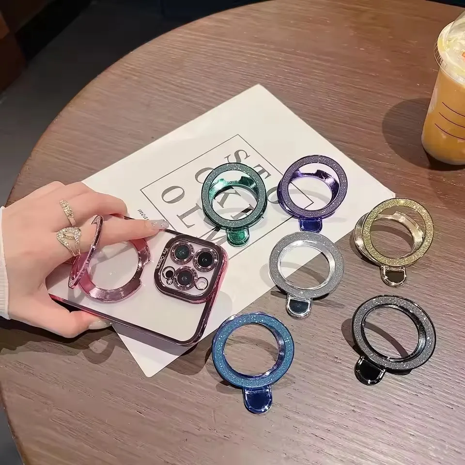 ที่จับโทรศัพท์แบบวงแหวนเพชรเงา - Kickstand Adjustable บทวิจารณ์และราคา