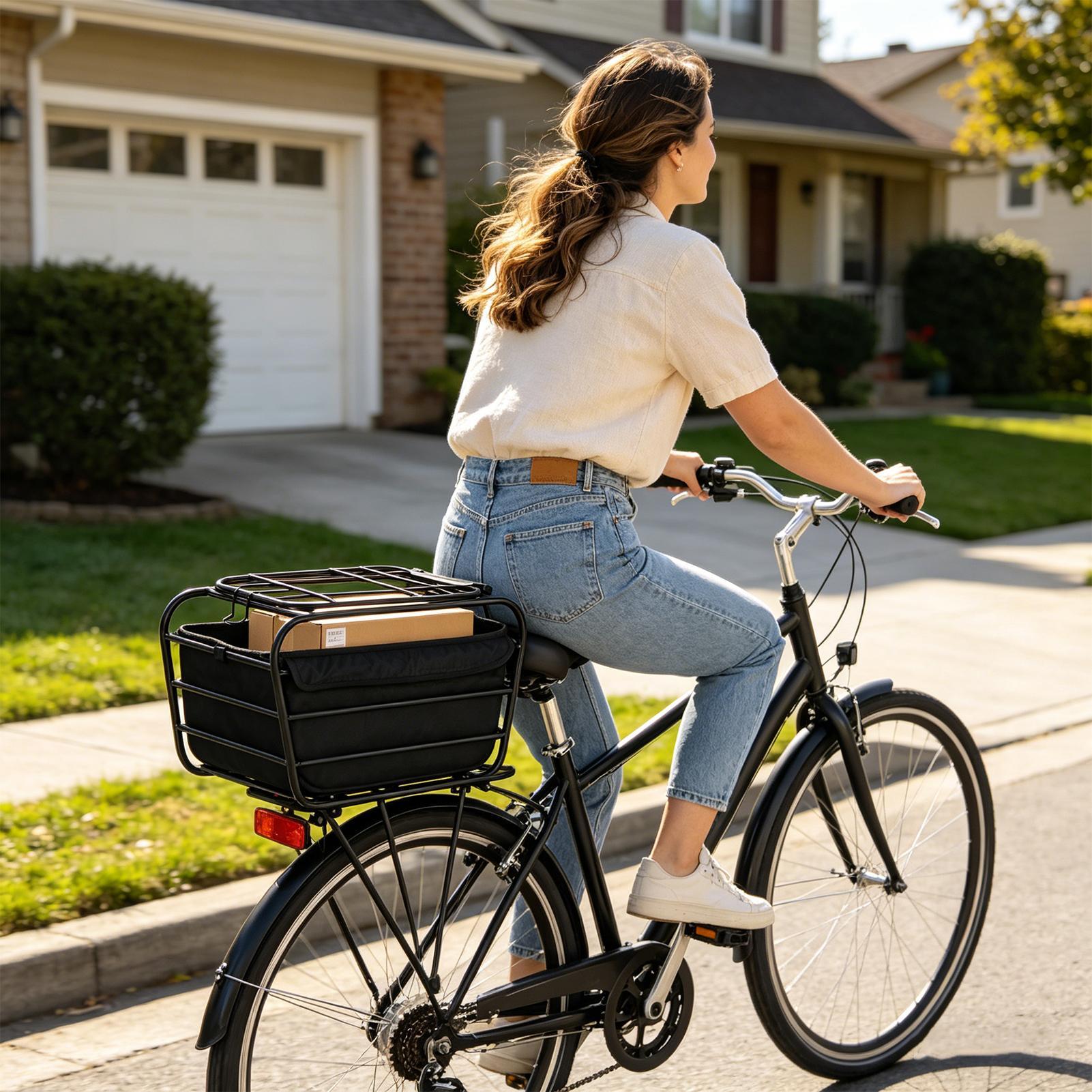 ตะกร้าจักรยานขนาดใหญ่สำหรับบรร - Cycling In City บทวิจารณ์และราคา