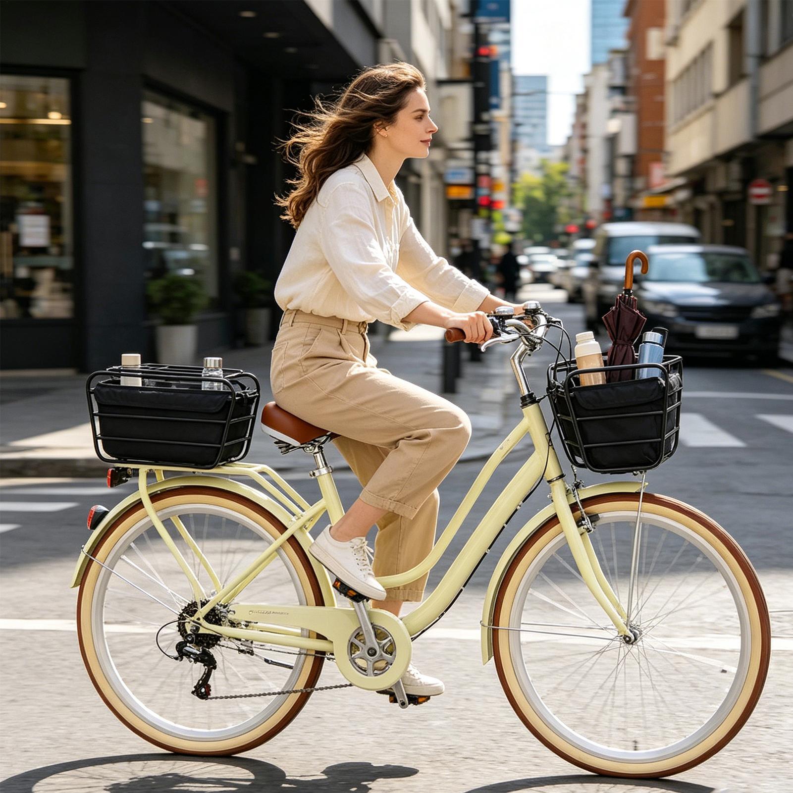 ตะกร้าจักรยานขนาดใหญ่สำหรับบรร - Cycling In City บทวิจารณ์และราคา