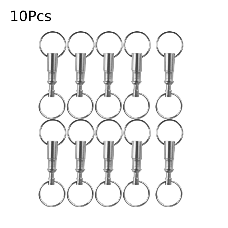 10Pcs Dual ที่ถอดออกได้พวงกุญแ - Chain Lock Combination บทวิจารณ์และราคา
