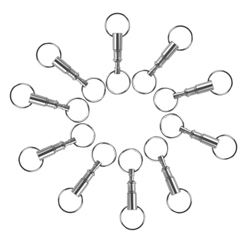 10Pcs Dual ที่ถอดออกได้พวงกุญแ - Chain Lock Combination บทวิจารณ์และราคา