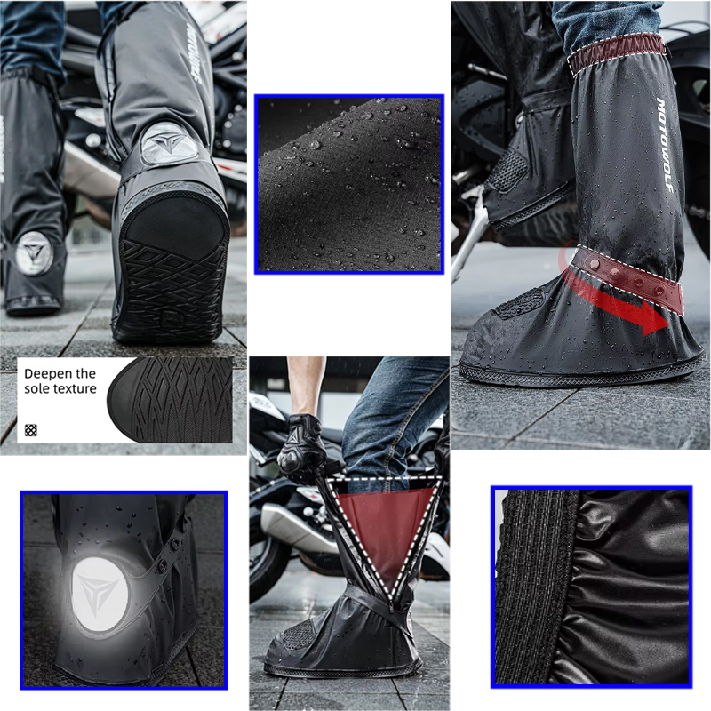 ที่หุ้มรองเท้ากันฝนแบบใช้ซ้ำได - Cycling Commute Shoes บทวิจารณ์และราคา