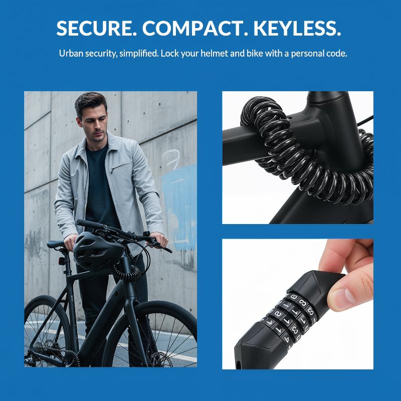 สายล็อคกันขโมยสำหรับมอเตอร์ไซค - Chain Lock Combination บทวิจารณ์และราคา