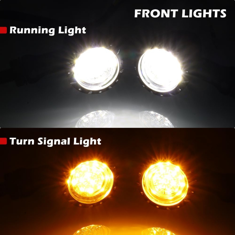 ไฟเลี้ยว LED ทรงกระสุนสำหรับมอ - Bike Light Front Rear บทวิจารณ์และราคา