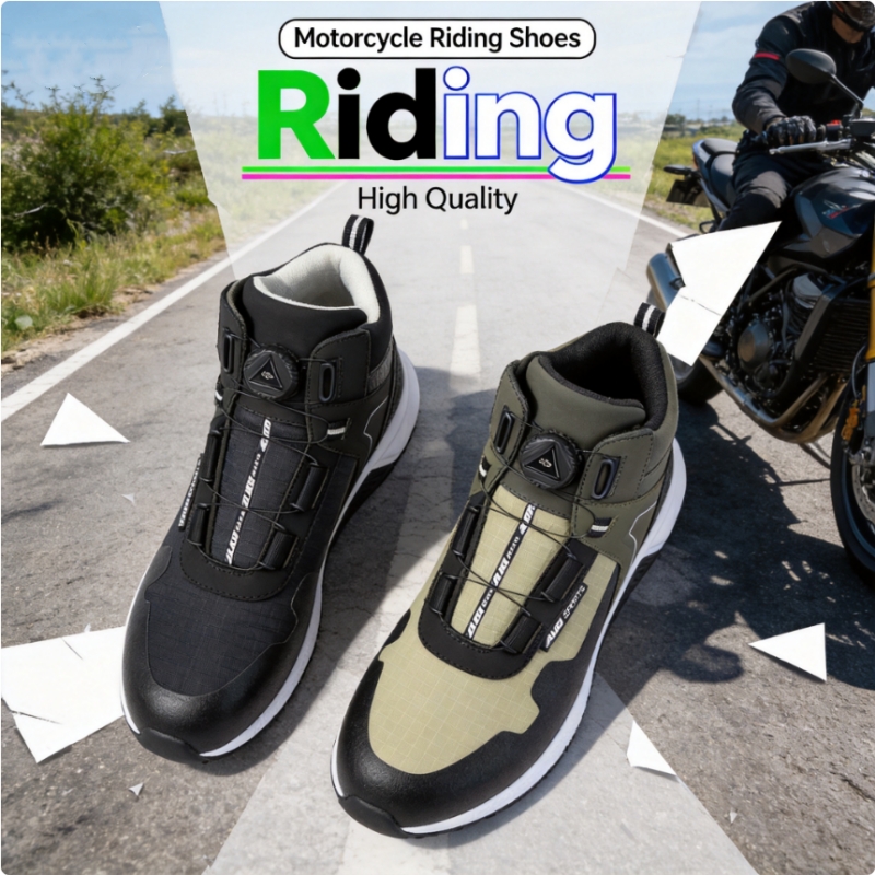 รองเท้าบูทขี่มอเตอร์ไซค์ AUGI  - Cycling Commute Shoes บทวิจารณ์และราคา