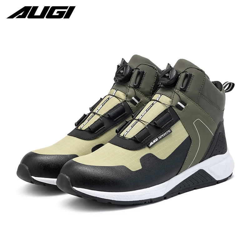 รองเท้าบูทขี่มอเตอร์ไซค์ AUGI  - Cycling Commute Shoes บทวิจารณ์และราคา