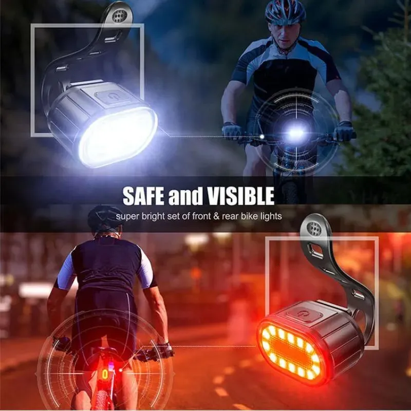 ไฟจักรยานหน้า-หลังแบบชาร์จไฟได - Bike Light Front Rear บทวิจารณ์และราคา