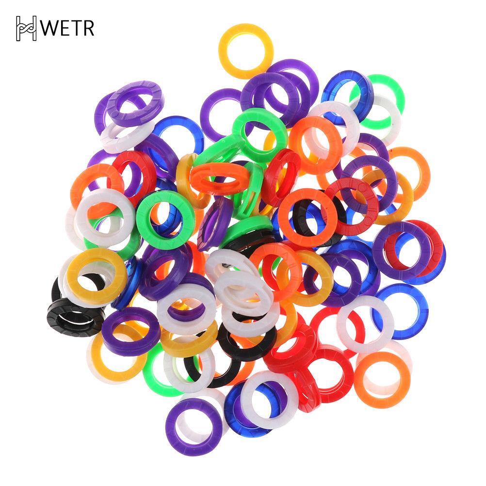 1/10pcs Hollow Multi สียางนุ่ม - Chain Lock Combination บทวิจารณ์และราคา