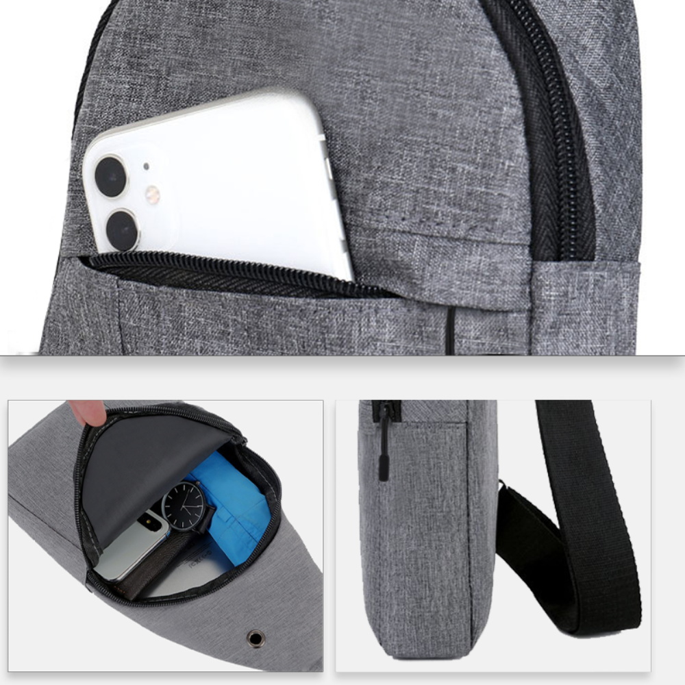 กระเป๋าคาดหน้าอกผู้ชายแบบสะพาย - Cycling Commute บทวิจารณ์และราคา