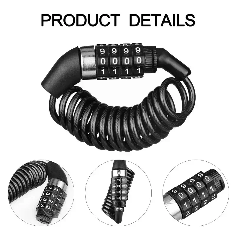 โซ่กันขโมยสำหรับรถจักรยานยนต์แ - Chain Lock Combination บทวิจารณ์และราคา