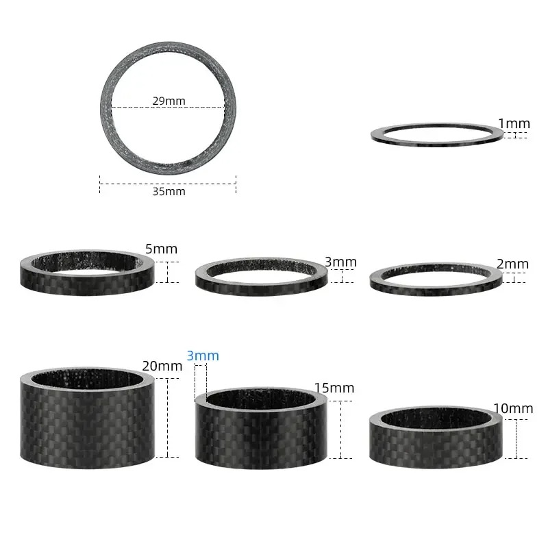 จักรยานคาร์บอนไฟเบอร์ Spacers  - Bell Handlebar Ring บทวิจารณ์และราคา