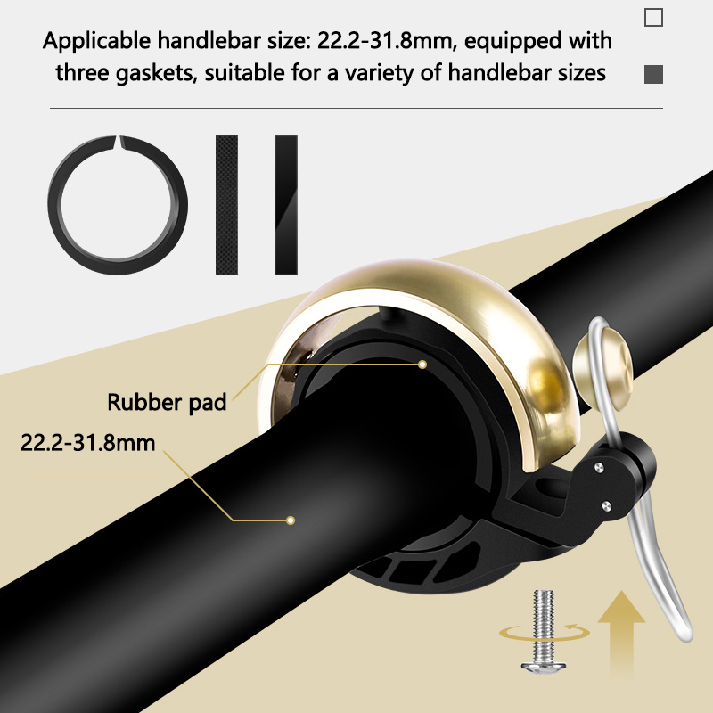 กระดิ่งจักรยานสำหรับผู้ใหญ่และ - Bell Handlebar Ring บทวิจารณ์และราคา