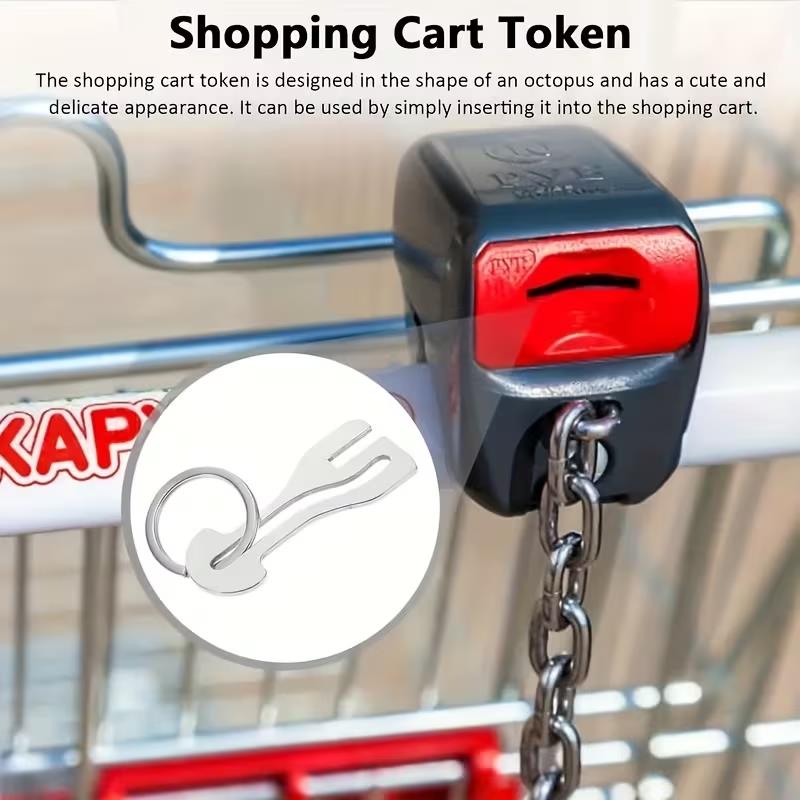 โทเค็นรถเข็นช็อปปิ้งแบบใช้ซ้ำไ - Chain Lock Combination บทวิจารณ์และราคา