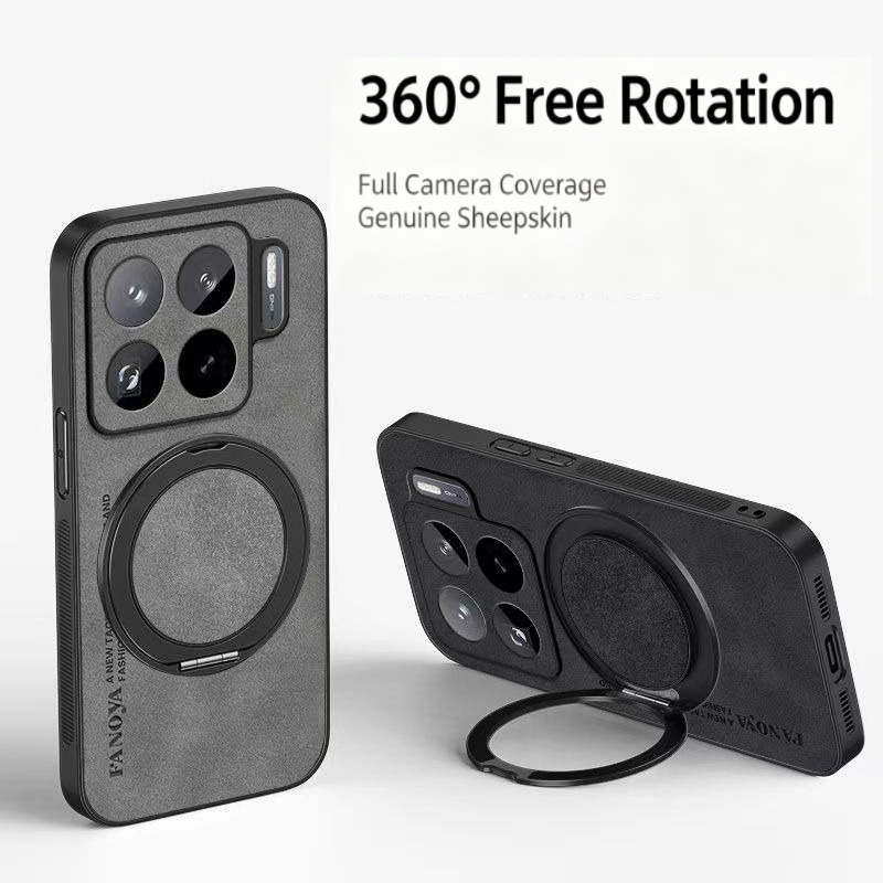 เคสโทรศัพท์หนัง PU ลายหนังแกะ  - Kickstand Adjustable บทวิจารณ์และราคา