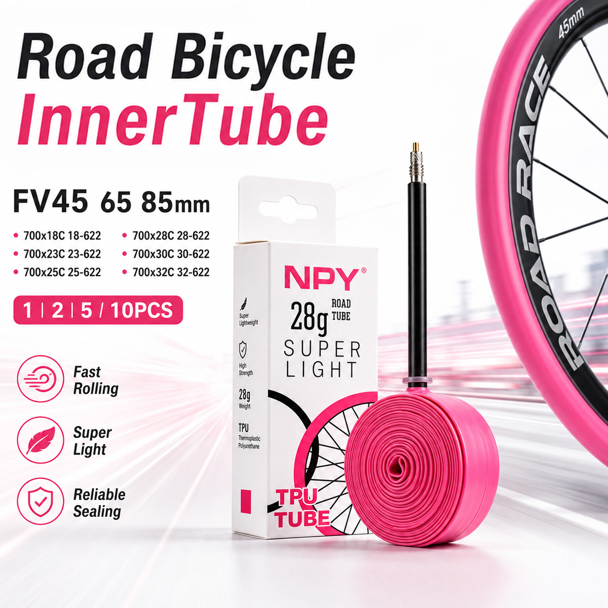 ยางในจักรยานถนน ยางในที่เชื่อถ - Cycling Commute Training บทวิจารณ์และราคา