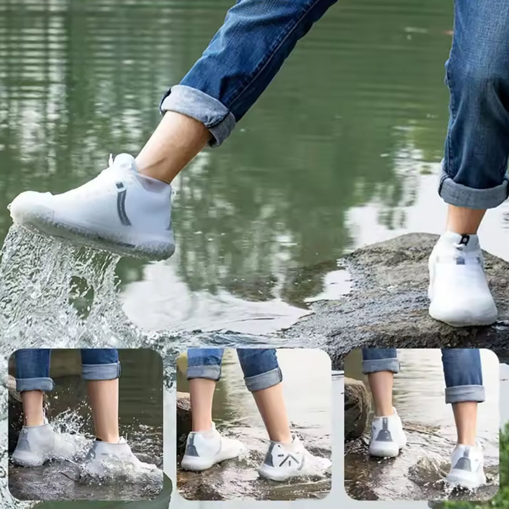 รองเท้าบูทยางกันฝนแบบใช้ซ้ำได้ - Cycling Commute Shoes บทวิจารณ์และราคา