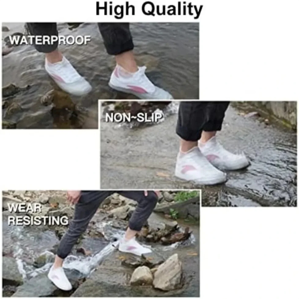 รองเท้าบูทยางกันฝนแบบใช้ซ้ำได้ - Cycling Commute Shoes บทวิจารณ์และราคา