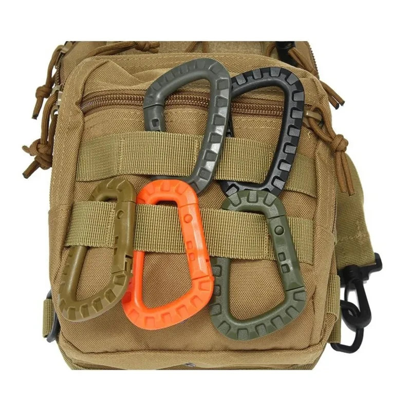 2/5/16Pcs ยุทธวิธี Carabiner ช - Chain Lock Combination บทวิจารณ์และราคา