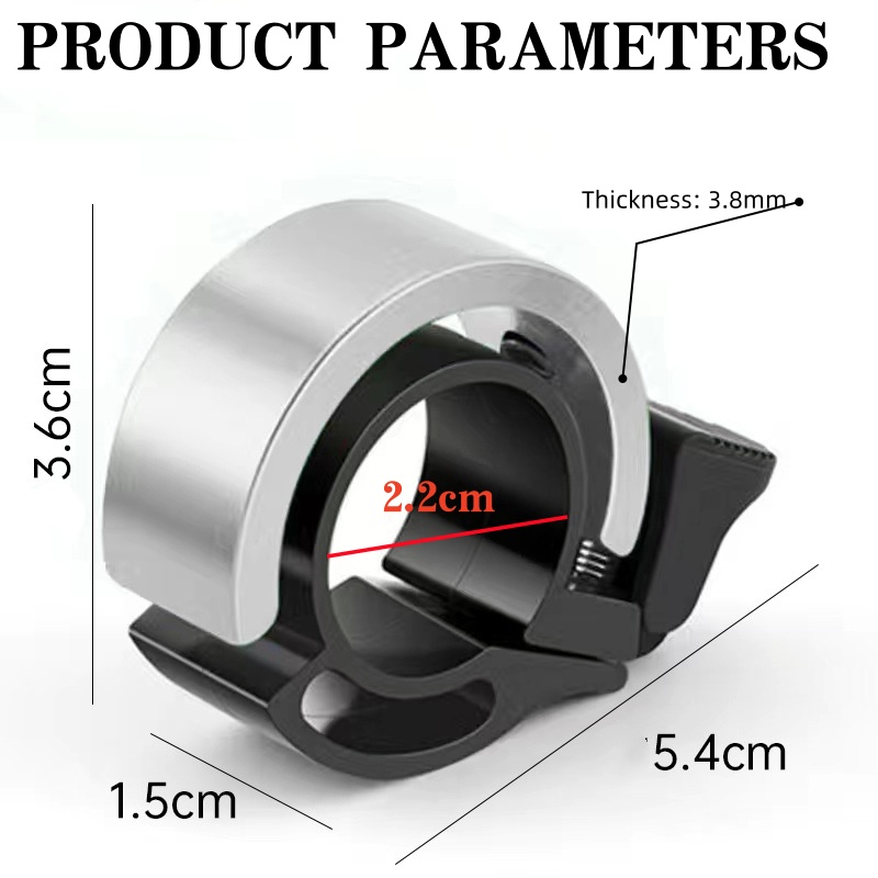 กระดิ่งจักรยาน MTB แตรจักรยาน  - Bell Handlebar Ring บทวิจารณ์และราคา